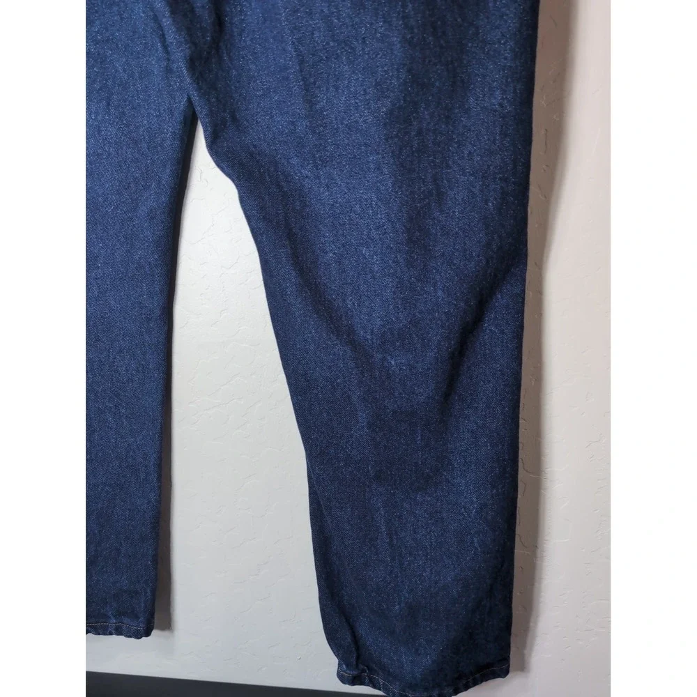 Rustler Jeans Men's 42 X 30 Dark Wash Straight Leg Stretch Western Ranch